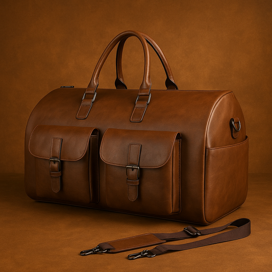 TripMate – Convertible Leather Travel Garment Bag