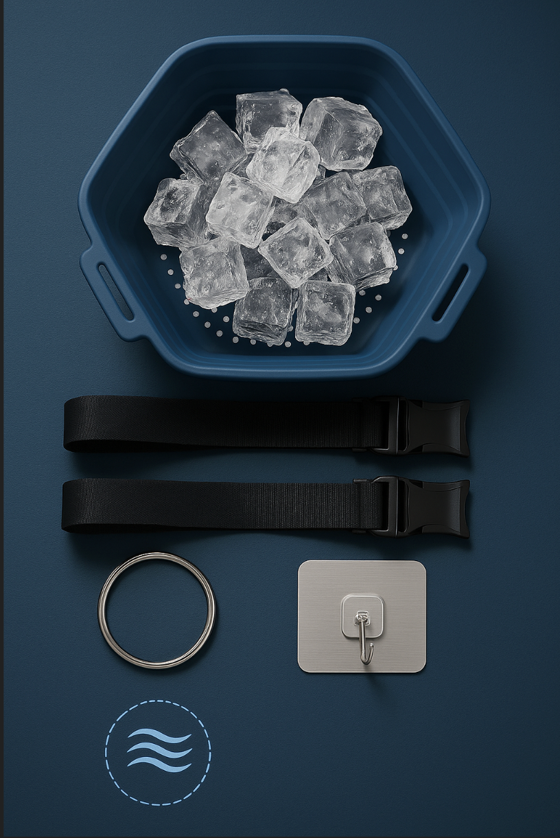 Icemate™ Hydrotherapy Ice Shower Basket with Strap