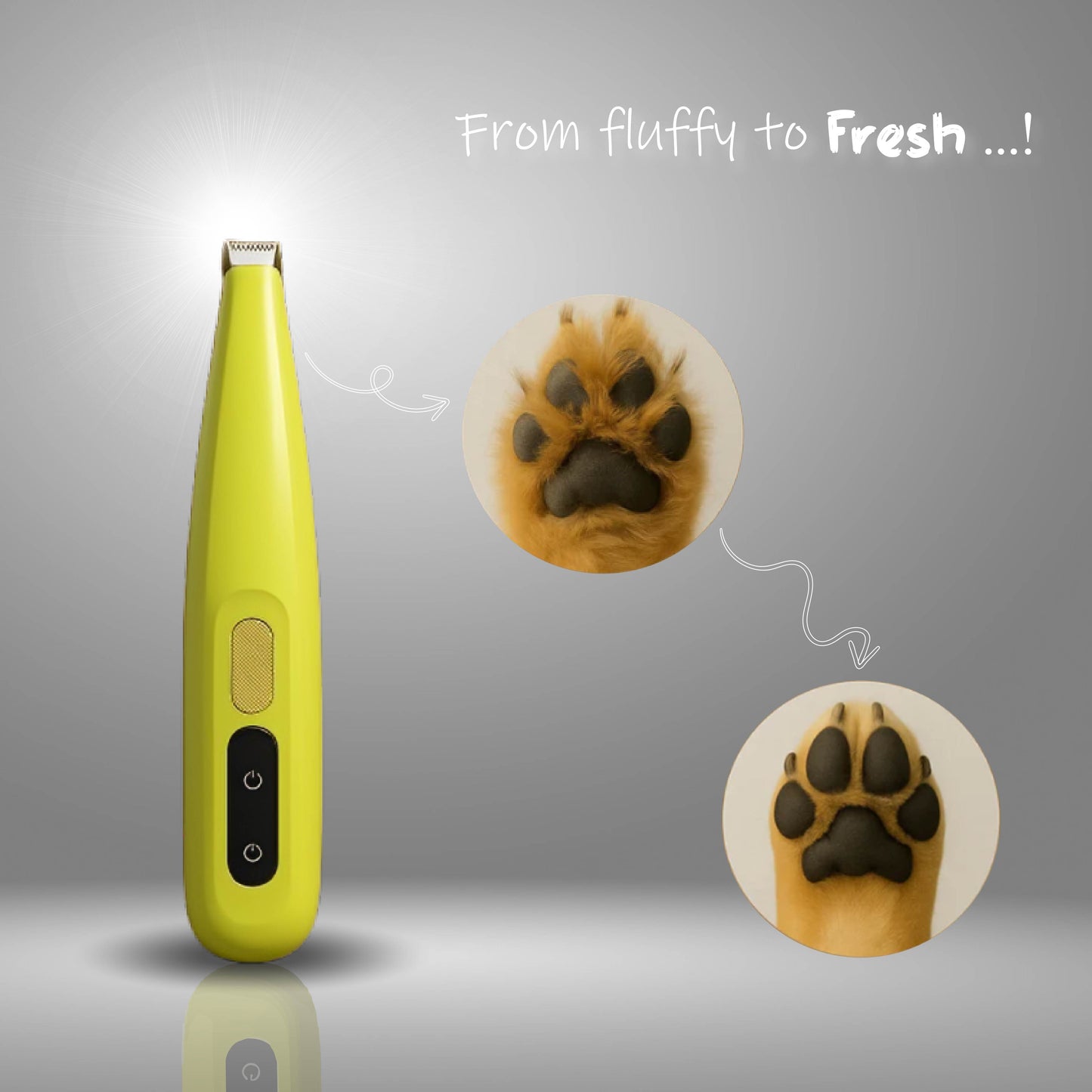 PurrfectTrim™ LED Pet Trimmer – Precision Grooming Made Easy