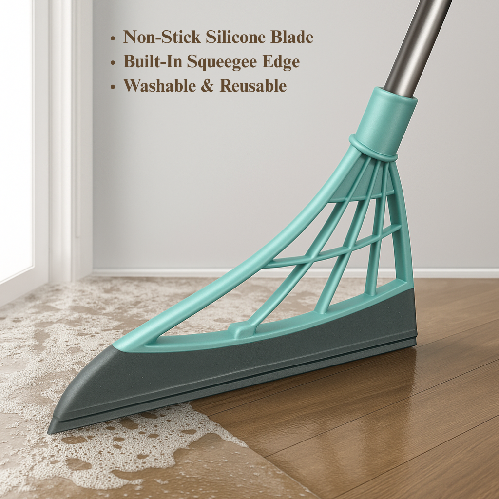 DustMate™ — The Ultimate Silicone Broom & Squeegee for Effortless, Hygienic Cleaning