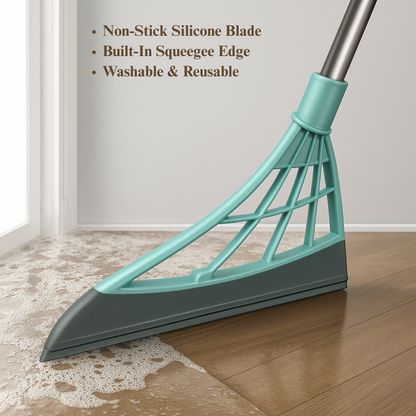 DustMate™ — The Ultimate Silicone Broom & Squeegee for Effortless, Hygienic Cleaning